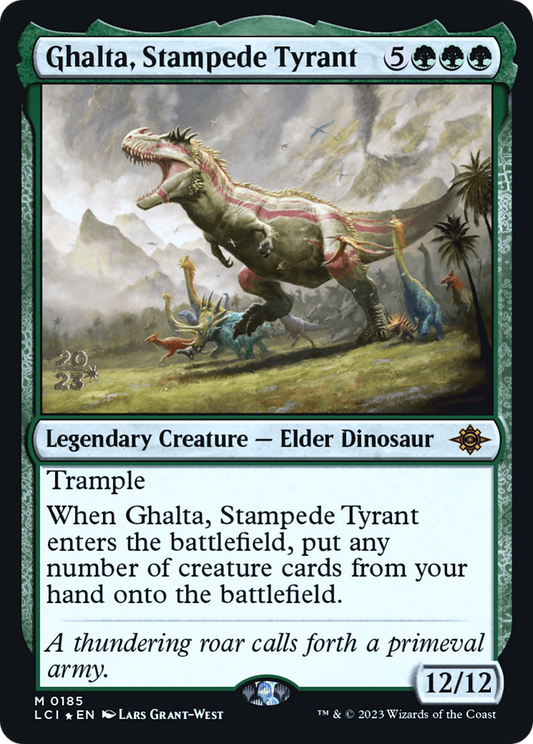 Ghalta, Stampede Tyrant (0185) (Prerelease) - Foil