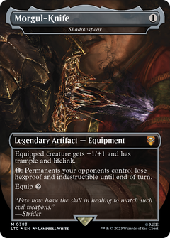 Morgul-Knife [Shadowspear] (0383) (Borderless) - Surge Foil