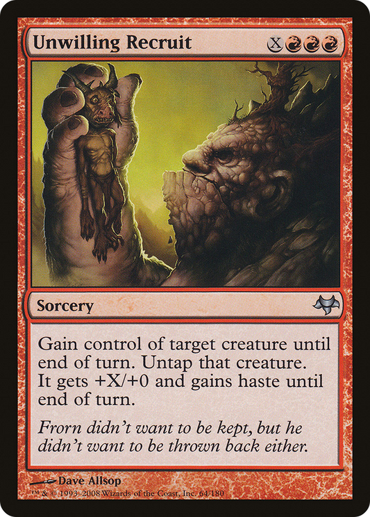 Unwilling Recruit - Foil