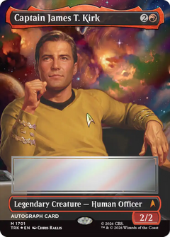Captain James T. Kirk (1701) (Signed) (TRK) - Foil