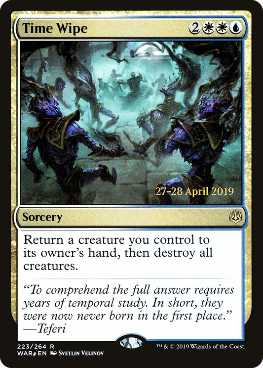 Time Wipe (223) (Prerelease) - Foil