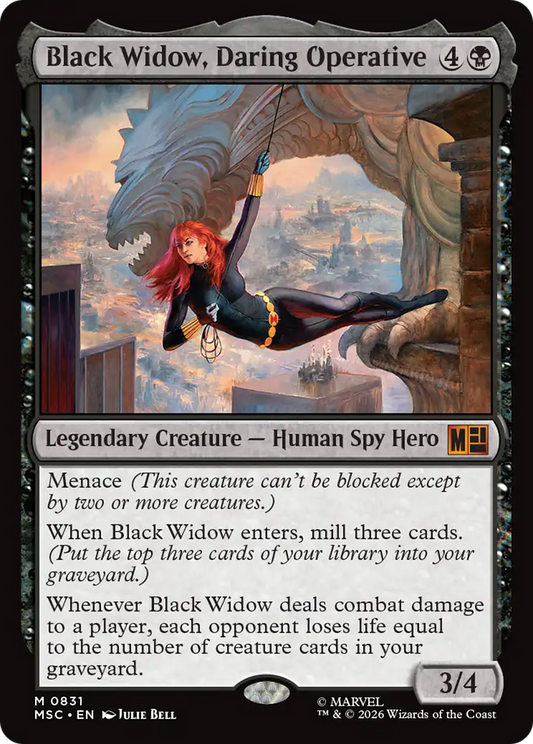 Black Widow, Daring Operative (MSC) - Foil