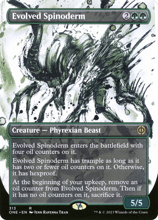 Evolved Spinoderm (313) (Borderless) (Showcase) - Foil