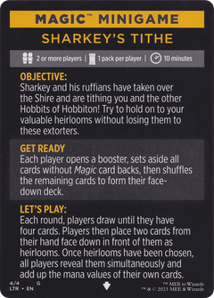 Magic Minigame: Sharkey's Tithe (TTLR)