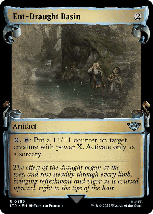 Ent-Draught Basin (0689) (Showcase) - Silver Foil