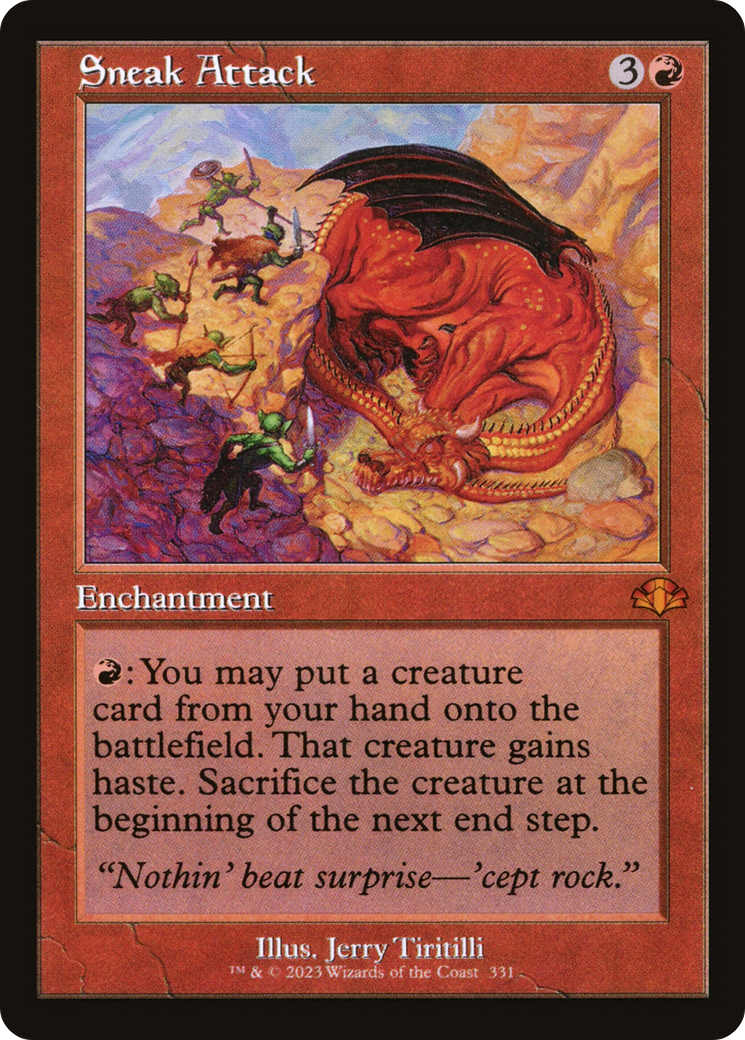 Sneak Attack (331) (Retro Frame) - Foil