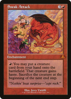 Sneak Attack (331) (Retro Frame) - Foil