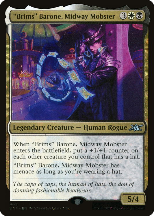 "Brims" Barone, Midway Mobster (449) - Galaxy Foil