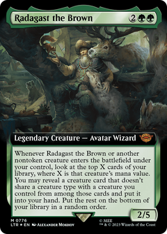 Radagast the Brown (0776) (Extended Art) - Surge Foil