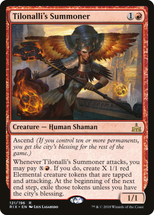 Tilonalli's Summoner (121) (Promo Pack) - Foil