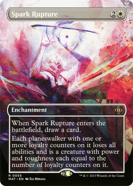 Spark Rupture (0055) (Borderless) (Showcase) - Foil
