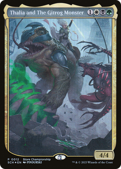 Thalia and The Gitrog Monster (0012) (Store Championship) (Textless) - Foil