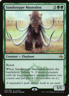 Sandsteppe Mastodon (137) (Launch) - Foil