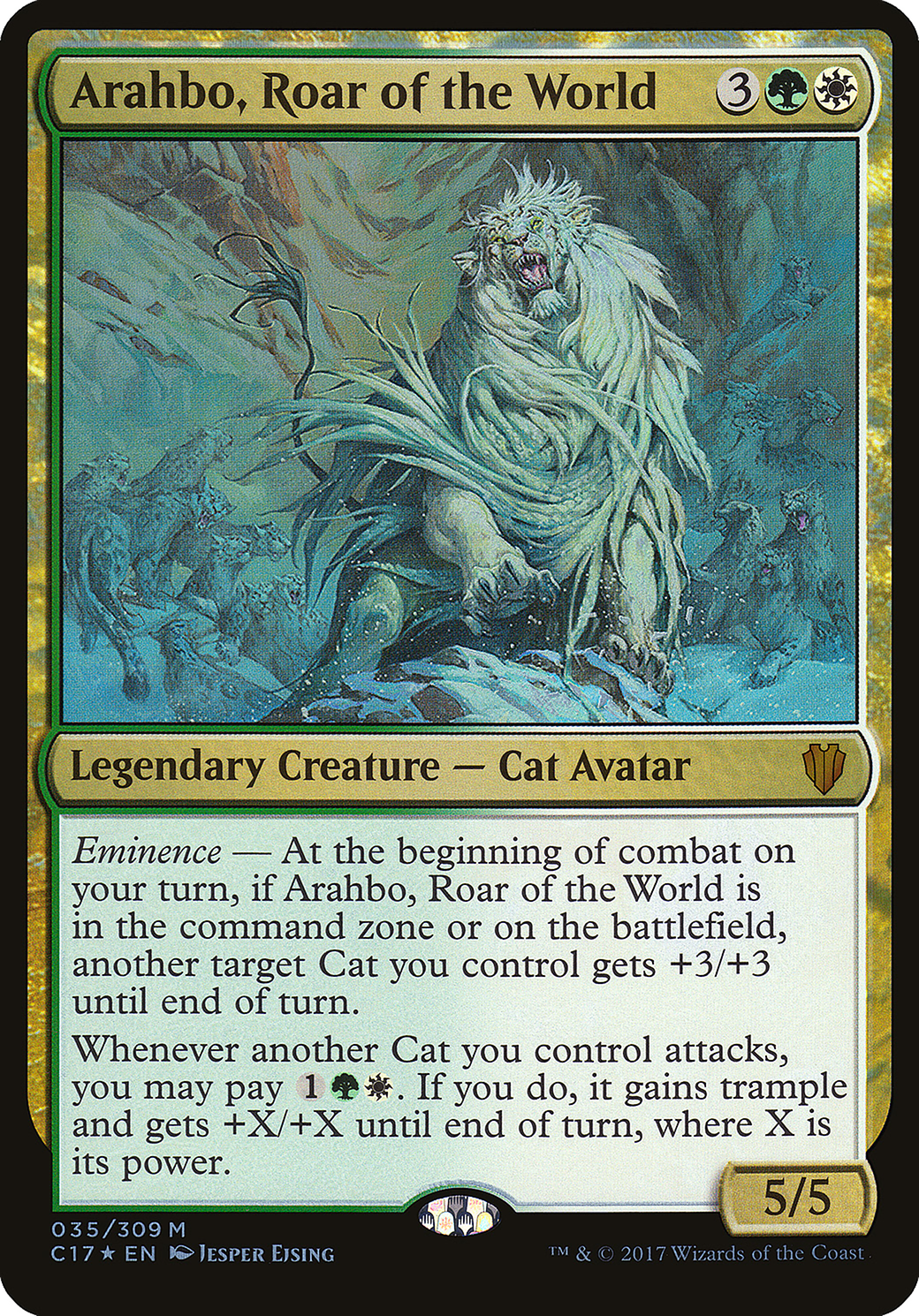 Arahbo, Roar of the World (Oversized) - Foil