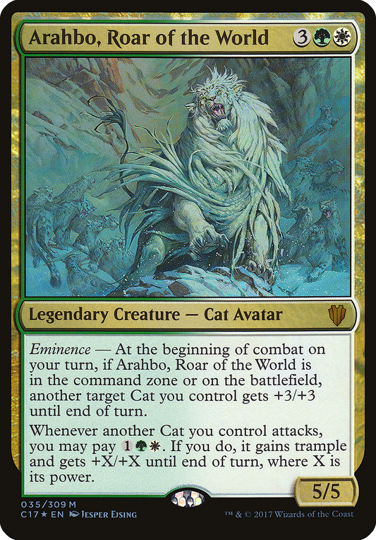 Arahbo, Roar of the World (Oversized) - Foil