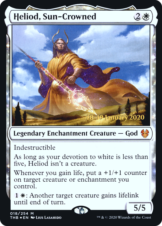 Heliod, Sun-Crowned (018) (Prerelease) - Foil