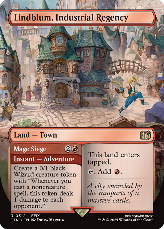 Lindblum, Industrial Regency // Mage Siege (0312) (Borderless)