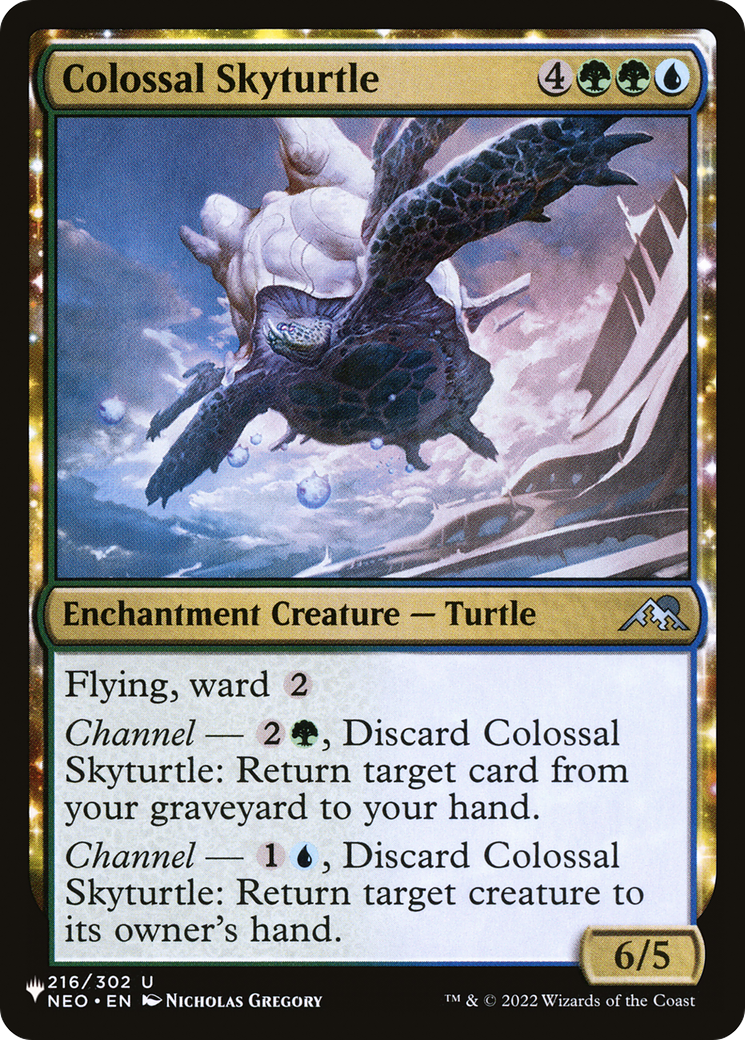 Colossal Skyturtle (NEO-216) (PLST)