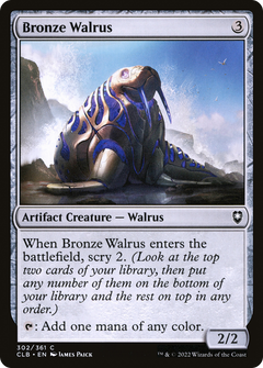 Bronze Walrus - Foil