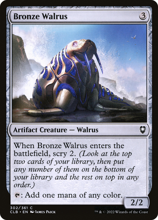 Bronze Walrus - Foil