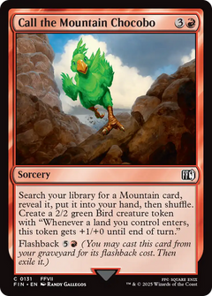 Call the Mountain Chocobo - Foil