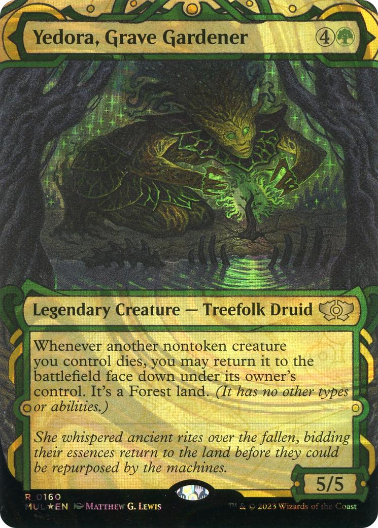 Yedora, Grave Gardener (0160) (Showcase) - Halo Foil