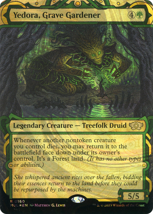 Yedora, Grave Gardener (0160) (Showcase) - Halo Foil