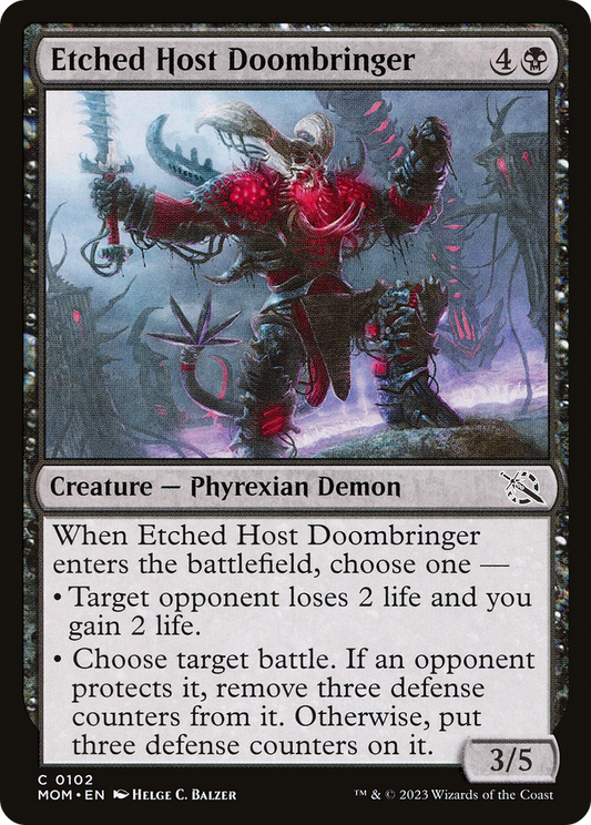 Etched Host Doombringer - Foil