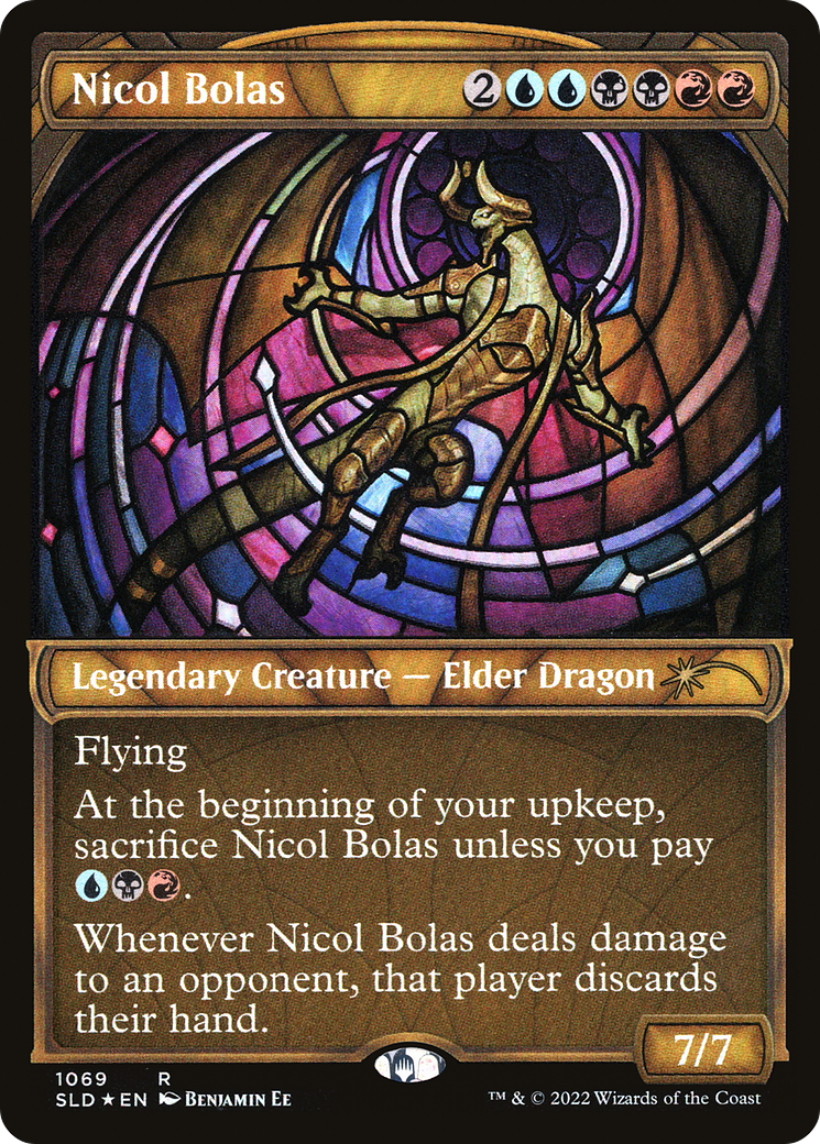 Nicol Bolas (1069) (Showcase) - Foil Etched