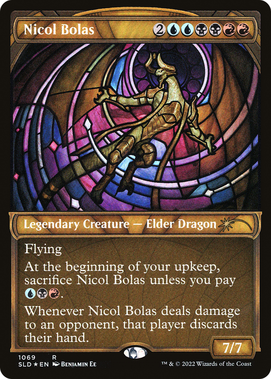 Nicol Bolas (1069) (Showcase) - Foil Etched