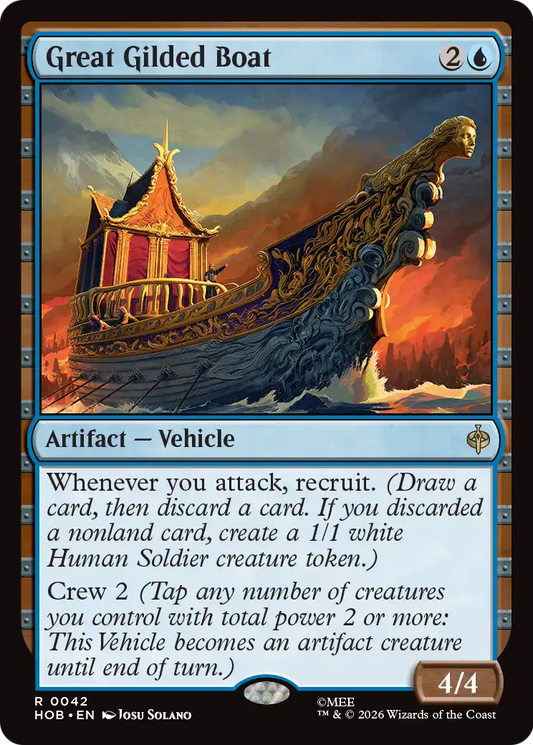 Great Gilded Boat (HOB) - Foil