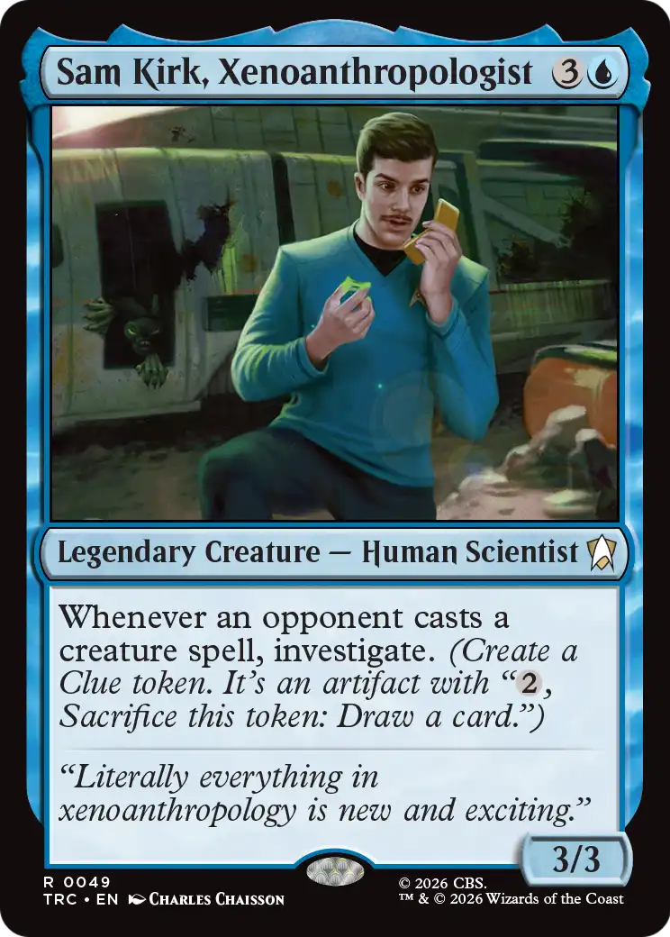 Sam Kirk, Xenoanthropologist (TRC)