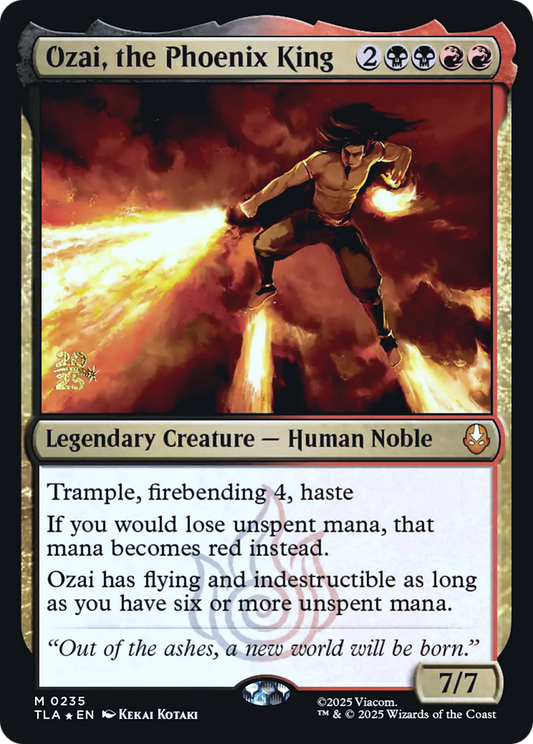Ozai, the Phoenix King (0235) (Prerelease) (PTLA) - Foil