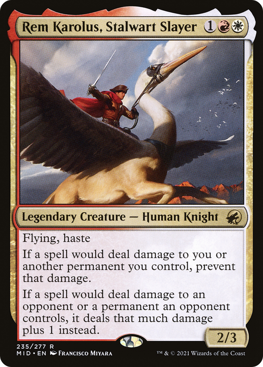 Rem Karolus, Stalwart Slayer - Foil