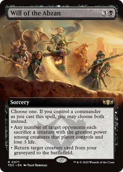 Will of the Abzan (0071) (Extended Art)
