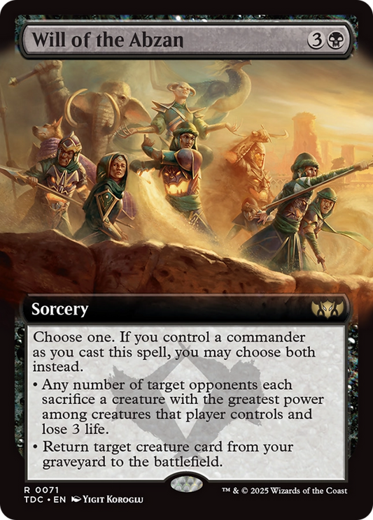 Will of the Abzan (0071) (Extended Art)