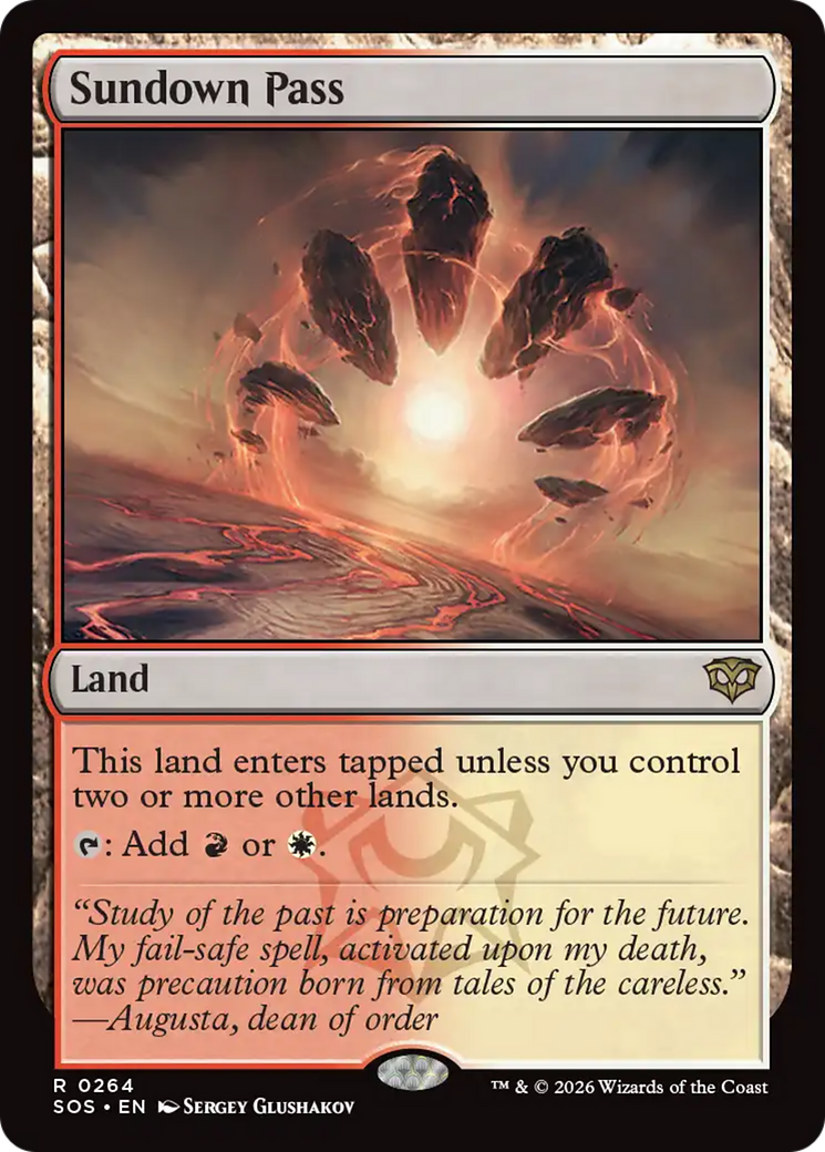 Sundown Pass (0264) (SOS) - Foil