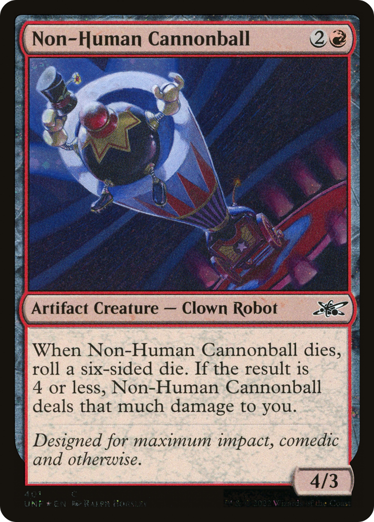 Non-Human Cannonball (401) - Galaxy Foil