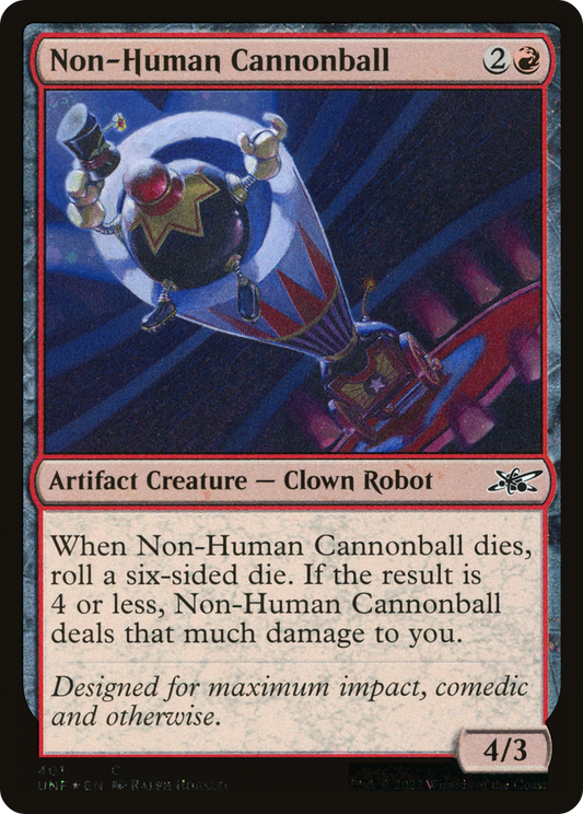 Non-Human Cannonball (401) - Galaxy Foil