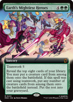 Earth's Mightiest Heroes (0413) (Extended Art) (MSH) - Foil