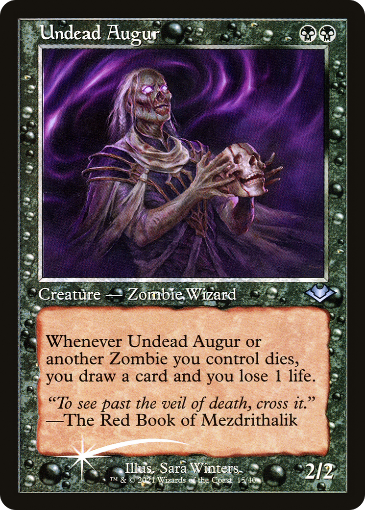 Undead Augur (015) (Retro Frame) - Foil