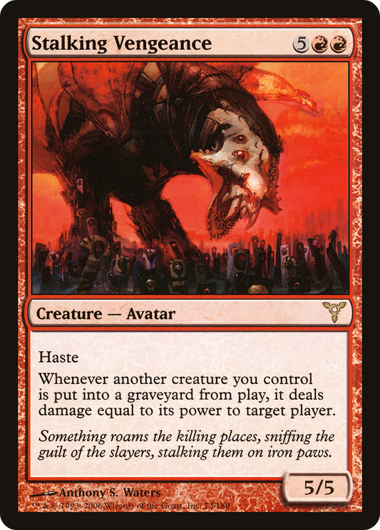 Stalking Vengeance - Foil