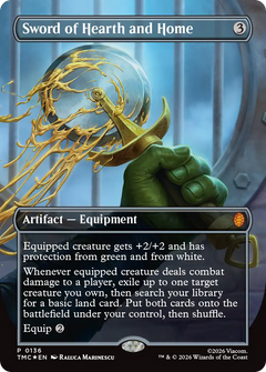 Sword of Hearth and Home (0136) (Borderless) (TMC) - Foil