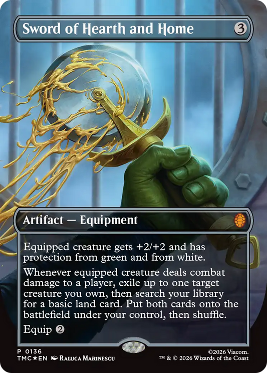 Sword of Hearth and Home (0136) (Borderless) (TMC) - Foil