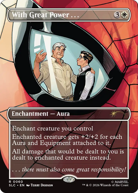 With Great Power . . . (0060) (Borderless) (SLC) - Foil