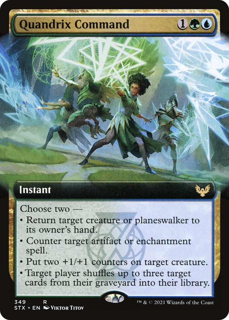 Quandrix Command (349) (Extended Art) - Foil