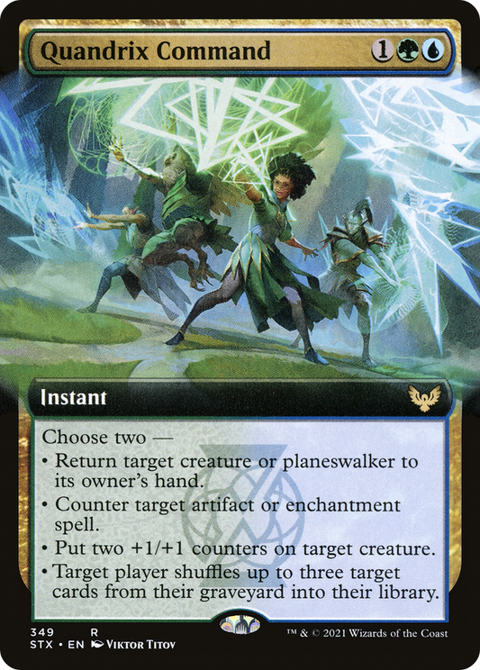 Quandrix Command (349) (Extended Art) - Foil