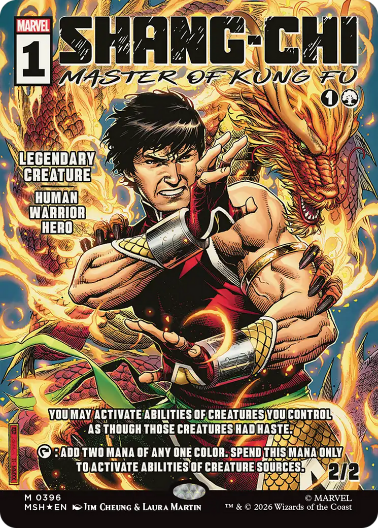 Shang-Chi, Master of Kung Fu (0396) (Borderless) (MSH) - Foil