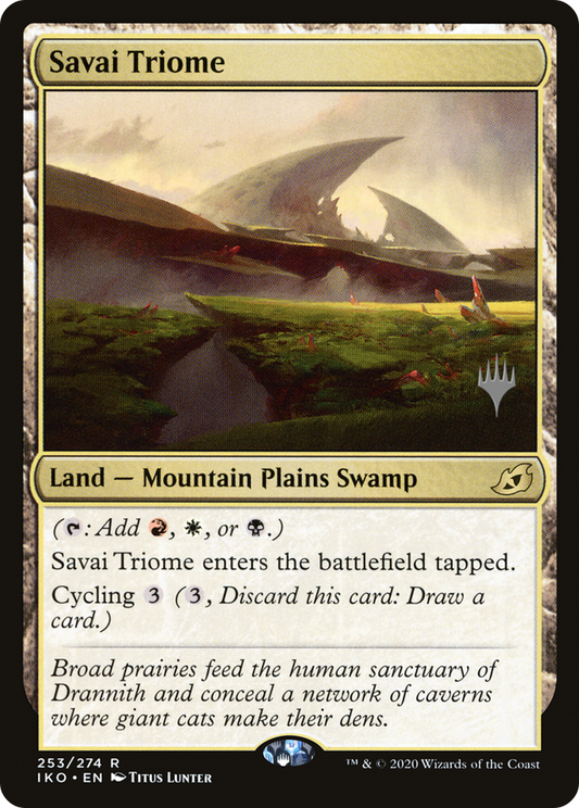 Savai Triome (253) (Promo Pack) - Foil