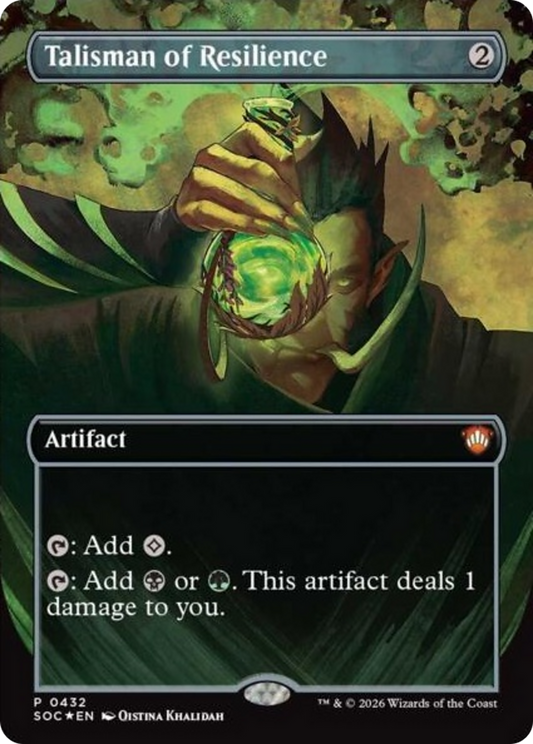 Talisman of Resilience (0432) (Borderless) (SOC) - Foil